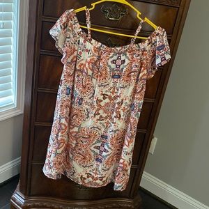 Off the shoulder sundress